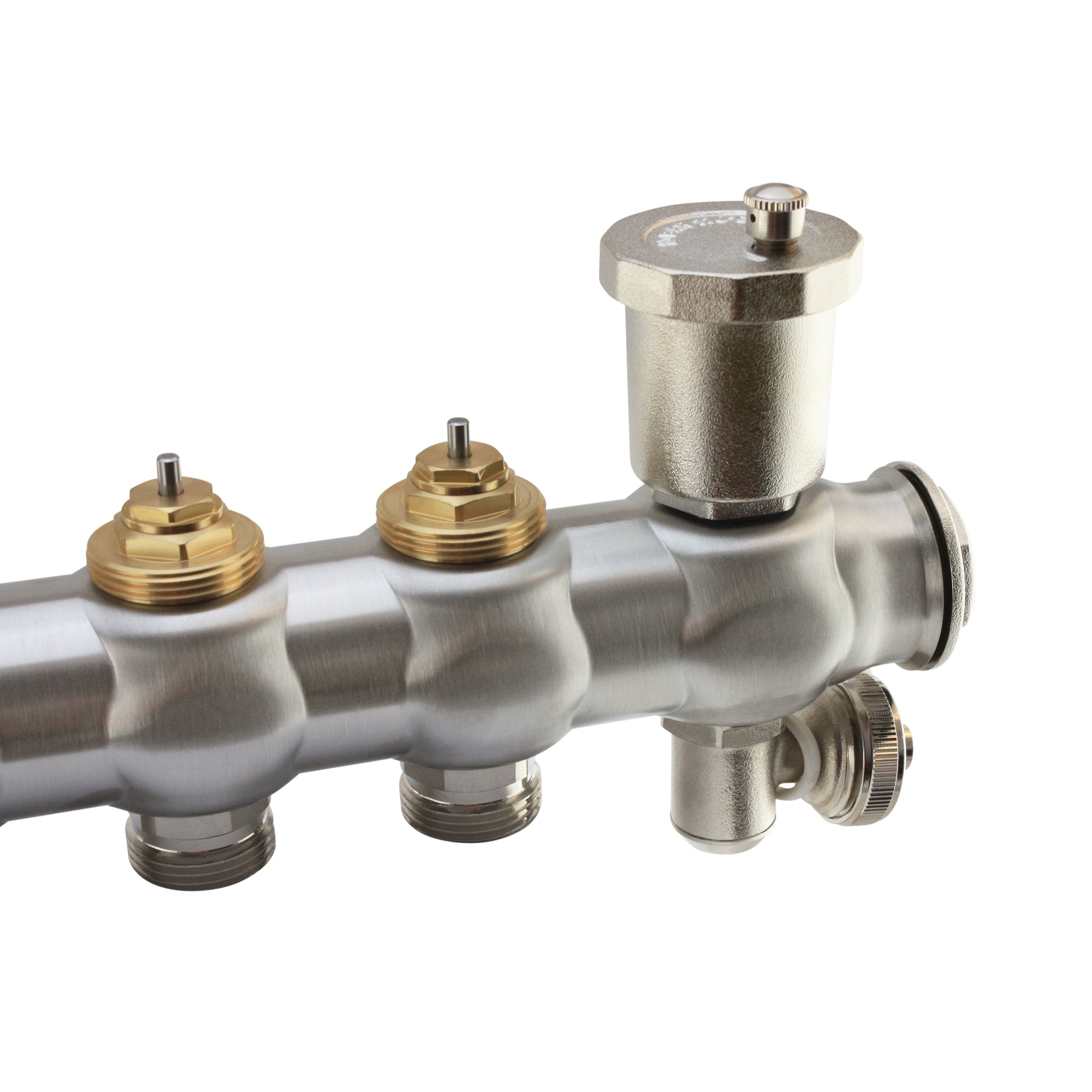 Heizkreisverteiler mit automatischem Entlüfter für die Fußbodenheizung