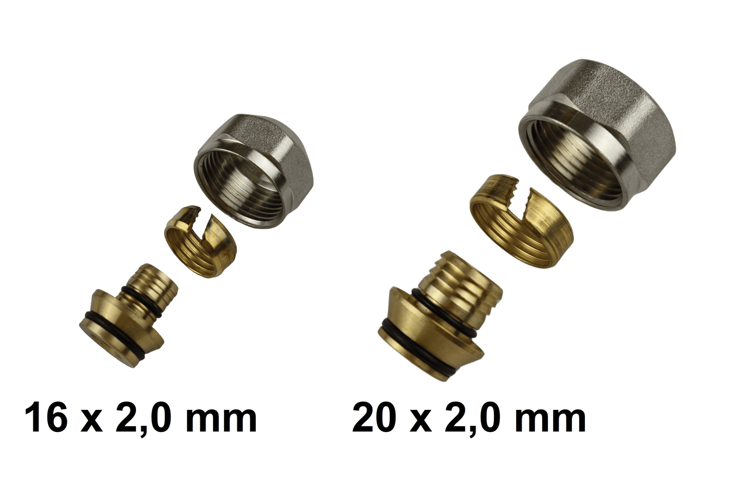 Edelstahl Heizkreisverteiler - 6 Heizkreise