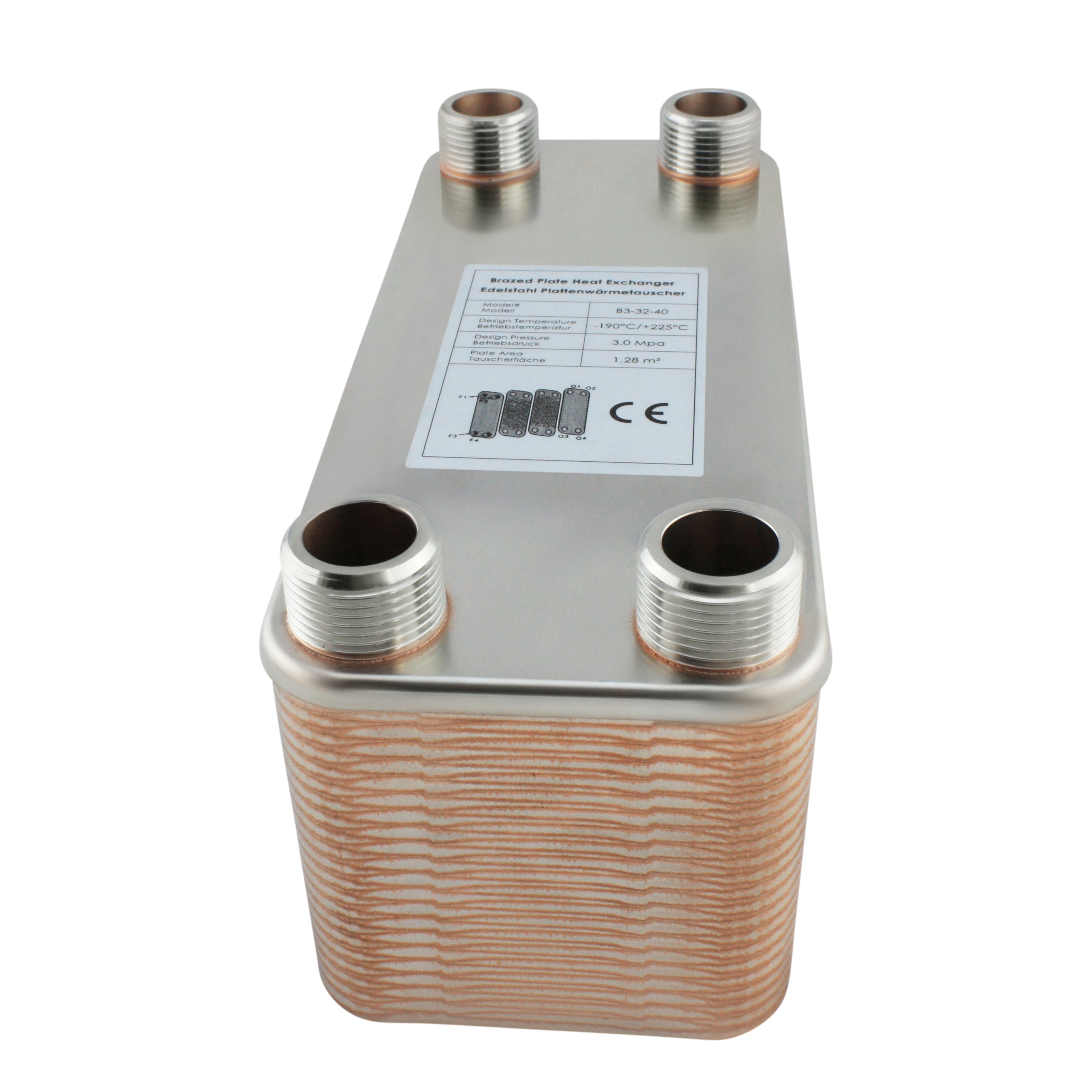 Plattenwärmetauscher B3-32-40 - 230 kW, 40 Platten