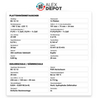 Datenblatt für Plattenwärmetauscher und Isolierschale Modell B3-12-12