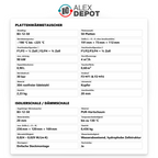Datenblatt für Plattenwärmetauscher und Isolierschale Modell B3-12-50