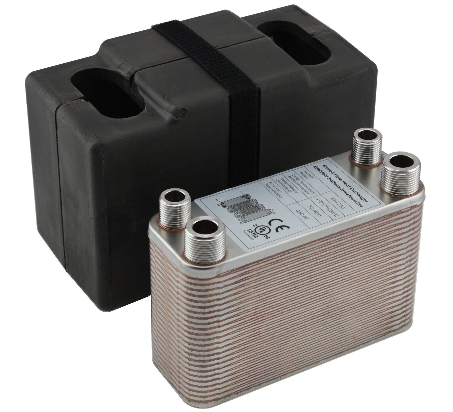 Intercambiador de calor de placas B3-12-50 - 90kW, 50 placas