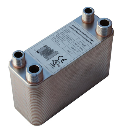 Plate heat exchanger B3-12-50 - 90kW, 50 plates