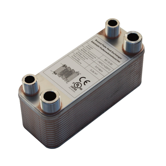 Intercambiador de calor de placas B3-12-30 - 65kW, 30 placas